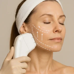 Woman having HI-FU to reduce wrinkles call LA LIPO South Woodford Now!