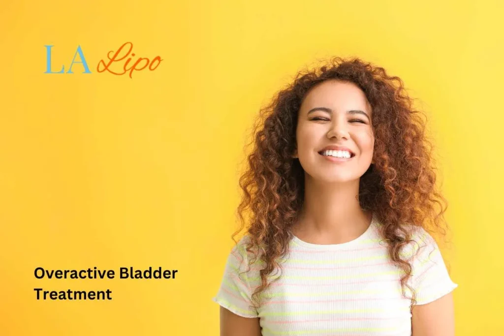 woman smiling about overactive bladder treatment South Woodford solutions