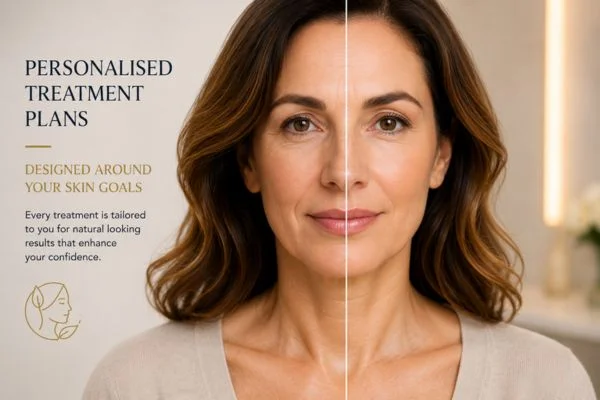 Before and after results of Collagen Lift Therapy South Woodford